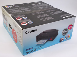 Canon G1400 упаковка коробка
